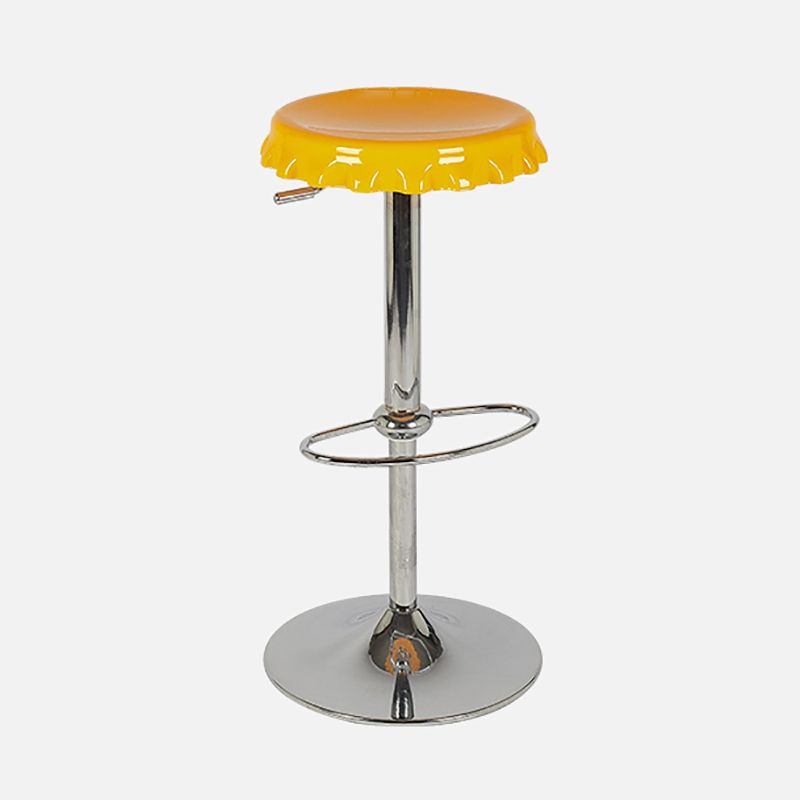 Contemporary Backless Indoor Armless Footrest Bar Stool with Metal Base Clearhalo 'Bar Furniture' 'Bar Stools' 'bar_stools' 'furn' 'furn_bar_stools' 'Furniture' 'Kitchen & Dining Furniture' 1200x1200_e6e27043-f043-443f-ba89-cd4eba06a604