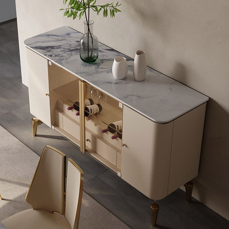 Sideboard Sideboard Glam Sideboard Sideboard cucina con 2 cassetti e 4 porte