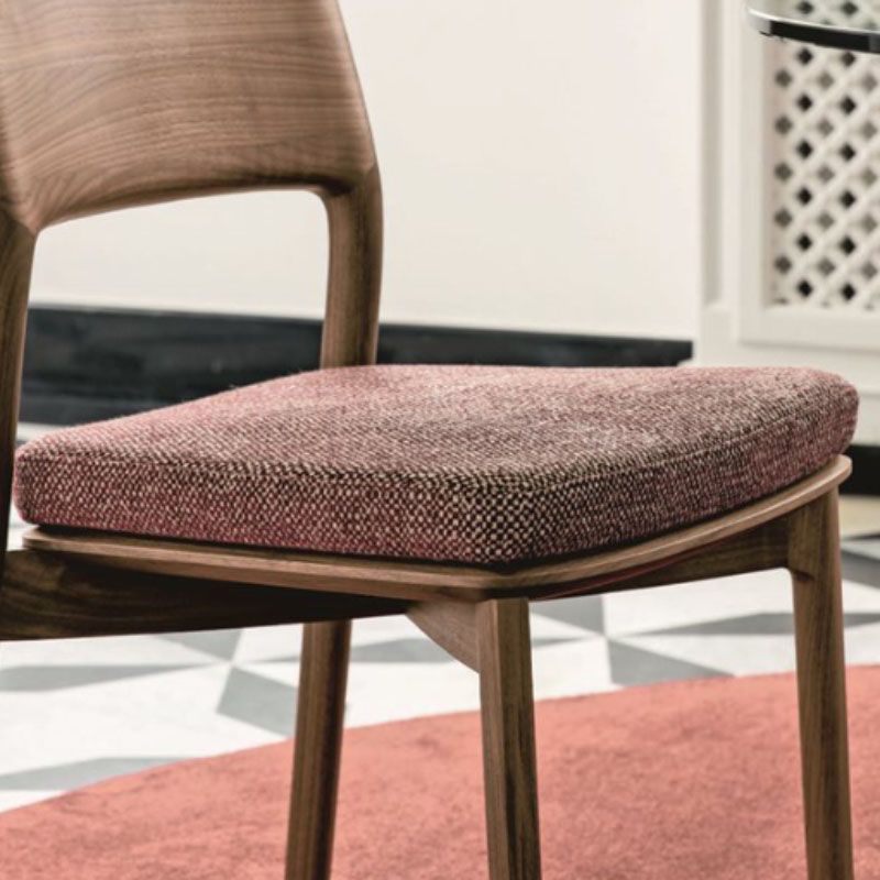 Industrial Kitchen Dining Chai Solid Wood Open Back Dining Chairs