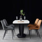 Minimalist Style Leather Dining Chairs Solid Back Arm Chair for Home Use Clearhalo ' kitchen&dining_furn' 'Dining Chairs' 'Dining Tables & Seating' 'dining_chair' 'furn' 'furn_dining_chair' 'Furniture' 'furniture_dining_chair' 'Kitchen & Dining Furniture' 'kitchen' 1200x1200_e6e5a64f-7366-4066-8d97-185295829ac3