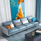 Contemporary Upholstered Sofa Blue Sewn Pillow Back Couch with Tuxedo Arm Clearhalo 'furn' 'furn_sofas' 'Furniture' 'furniture_sofas' 'kitchen' 'kitchen_sofas' 'Living Room Furniture' 'Sofa' 'sofas' 1200x1200_e6e6cfdb-8412-4586-bd50-80766befb4e4