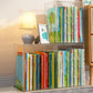 Modern Style Bookshelf Stackable Plastic Bookcase for Home Office