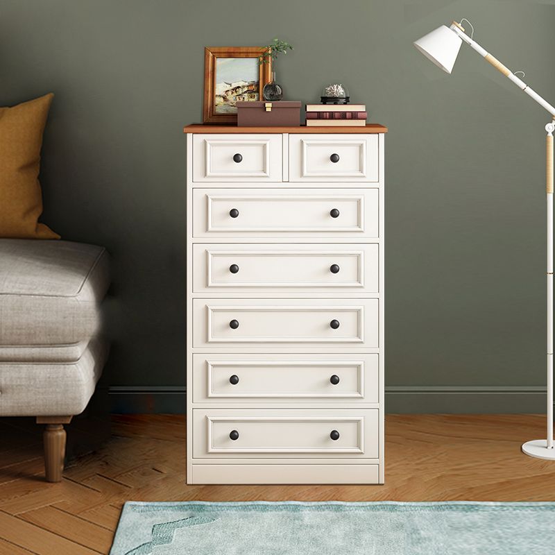 Contemporary Rectangle Chest/Cabinet with Drawers in Rubberwood Clearhalo 'Cabinets & Chests' 'cabinets_chests' 'furn' 'furn_cabinets_chests' 'Furniture' 'Living Room Furniture' 1200x1200_e6e88114-9616-49cb-a014-0062181c9d45