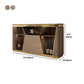 2-Door Dining Buffet Glam Buffet Sideboard with Drawers for Kitchen Clearhalo 'buffet_sideboard' 'Buffets & Sideboards' 'furn' 'furn_buffet_sideboard' 'Furniture' 'Kitchen & Dining Furniture' 1200x1200_e6e8cf03-f945-42a0-946d-d1b361733562