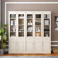 78.74"H Bookcase Contemporary Style Bookshelf with Doors for Home Office Clearhalo 'Bookcases' 'furn' 'furn_bookcases' 'Furniture' 'furniture_bookcases' 'Office Furniture' 1200x1200_e6eae031-3c04-4b6b-aab5-8720db1534e7