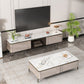 Glam TV Console Stone Media Console Open Storage Console with Drawers Clearhalo 'furn' 'furn_tv_stands_entertainment_centers' 'Furniture' 'Living Room Furniture' 'TV Stands & Entertainment Centers' 'TV Stands & Media Storage Furniture' 'tv_stands_entertainment_centers' 1200x1200_e6ec009a-5ef4-4365-b7d5-cfde2fdbe041