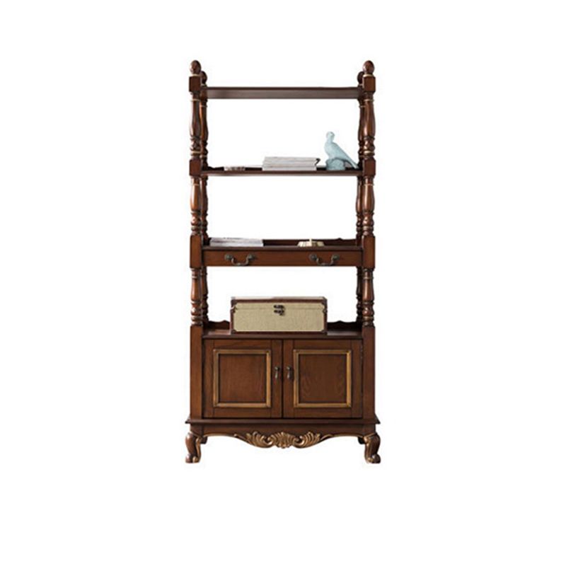 Industrial Rubberwood Chest with Doors Storage Cabinet with Shelves Clearhalo 'Cabinets & Chests' 'cabinets_chests' 'furn' 'furn_cabinets_chests' 'Furniture' 'Living Room Furniture' 1200x1200_e6ec9b22-5ce1-456b-b95d-9501e345bcb2