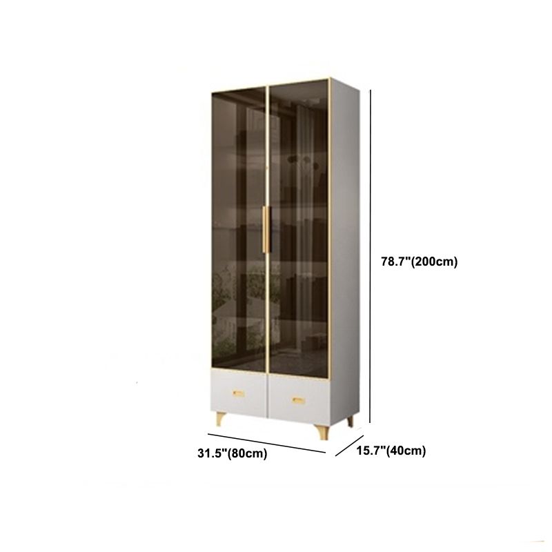Modern Wooden Bookcase Standard Closed Back Bookshelf for Home Office