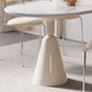 Contemporary Double Pedestal Dining Table Oval Kitchen Dinner Table Clearhalo 'Dining Tables & Seating' 'Dining Tables' 'dining_table' 'furn' 'furn_dining_table' 'Furniture' 'Kitchen & Dining Furniture' 1200x1200_e6edd637-cdbb-4a4c-afbf-ac8a3632a2f6