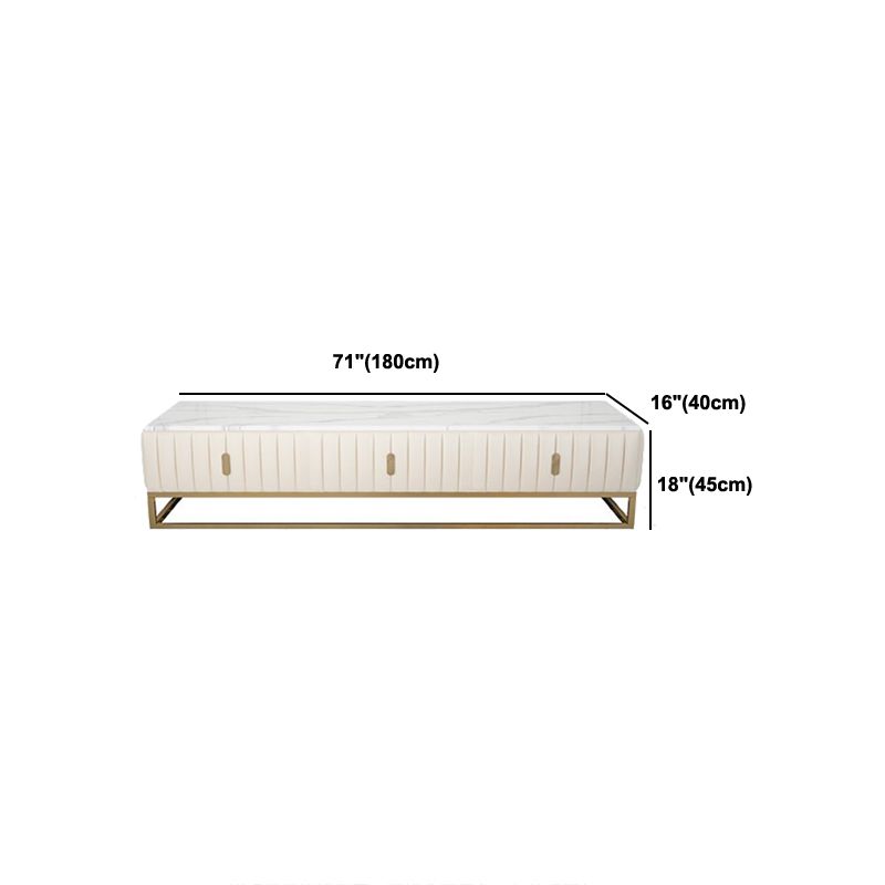 Console TV in stile TV in stile glam con cassetti