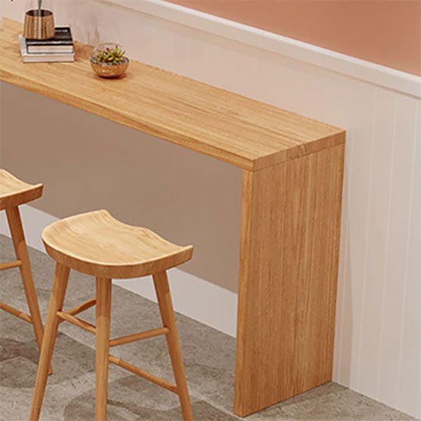 1/5/9 Pieces Luxurious Rectangular Pub Table Set Wooden Counter Table with Backless Stools Clearhalo 'Bar Furniture' 'furn' 'furn_home_bar_bar_sets' 'Furniture' 'Home Bars & Bar Sets' 'home_bar_bar_sets' 'Kitchen & Dining Furniture' 1200x1200_e6ef456a-d413-4667-8707-4b0379d786f2