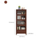 Stile moderno chiuso Bookcase in legno standard per la sala da studio