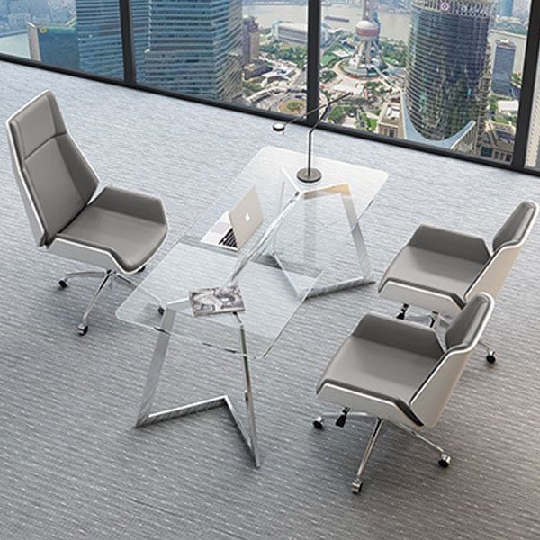 Modern Fixed Arms Managers Chair Height-adjustable Swivel Ergonomic Executive Chair Clearhalo 'furn' 'furn_office_chair' 'Furniture' 'furniture_office_chair' 'Office Chairs' 'Office Furniture' 'office_chair' 1200x1200_e6f4e47c-394f-49be-934e-18a938c86137