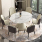 Sintered Stone Top Extendable Table Modern Round Table with Pedestal Base Clearhalo ' dining_table' 'Dining Tables & Seating' 'Dining Tables' 'furn' 'furn_dining_table' 'Furniture' 'furniture_dining_table' 'Kitchen & Dining Furniture' 'kitchen&dining_furn' 'kitchen' 'kitchen_dining_table' 1200x1200_e6f5980d-c464-4fd8-9a5f-ebbd00b9b395