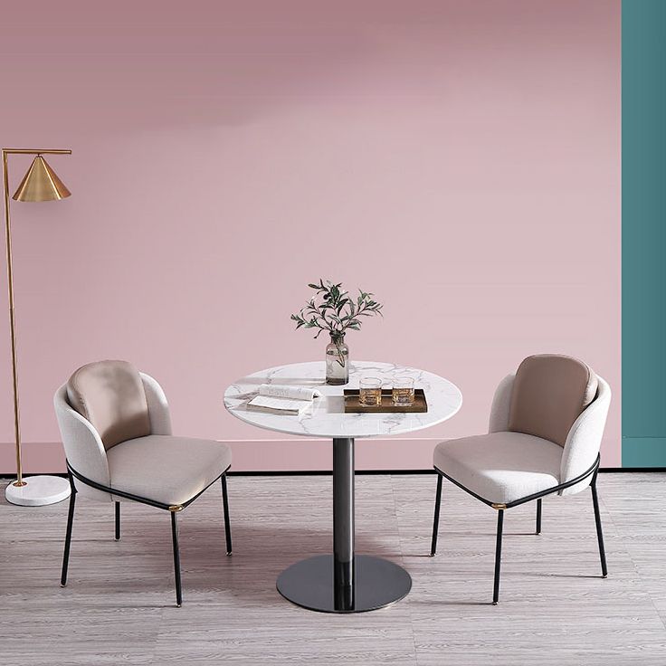 Metal Traditional Luxury Round Dining Table Marble Indoor Table Top with Pedestal Base Clearhalo ' dining_table' 'Dining Tables & Seating' 'Dining Tables' 'furn' 'furn_dining_table' 'Furniture' 'furniture_dining_table' 'Kitchen & Dining Furniture' 'kitchen&dining_furn' 'kitchen' 'kitchen_dining_table' 1200x1200_e6f662f2-d442-4c95-bb45-75aa8c869b6d