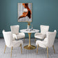 Round Shape Modern Dining Table White Sintered Stone Fixed Table with Tulip Base Clearhalo ' dining_table' 'Dining Tables & Seating' 'Dining Tables' 'furn' 'furn_dining_table' 'Furniture' 'furniture_dining_table' 'Kitchen & Dining Furniture' 'kitchen&dining_furn' 'kitchen' 'kitchen_dining_table' 1200x1200_e6f668ca-434a-4467-9ddc-85f4e7892a3c
