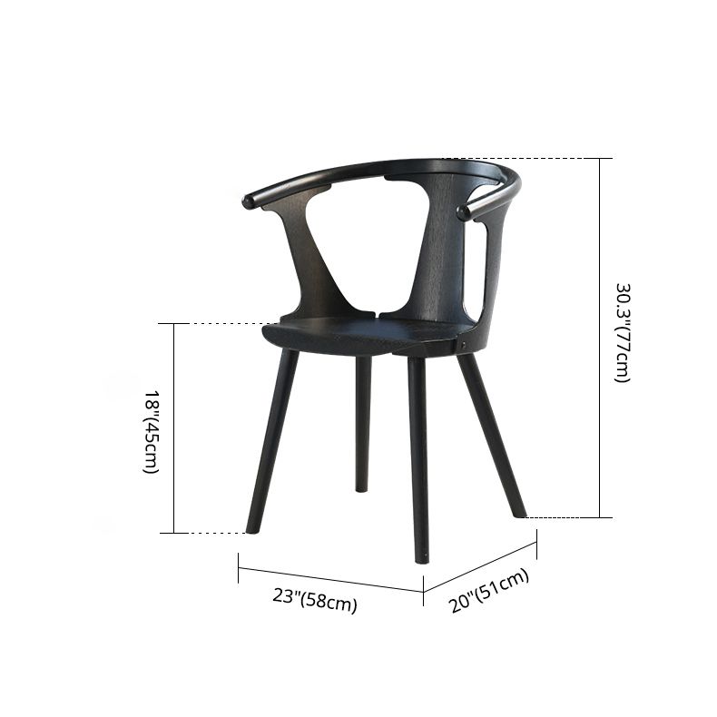 Scandinavian Style Upholstered Side Chair Slat Back Armless Dining Chair Clearhalo ' kitchen&dining_furn' 'Dining Chairs' 'Dining Tables & Seating' 'dining_chair' 'furn' 'furn_dining_chair' 'Furniture' 'furniture_dining_chair' 'Kitchen & Dining Furniture' 'kitchen' 1200x1200_e6f9a1b3-be17-4299-bb46-6de388f97833
