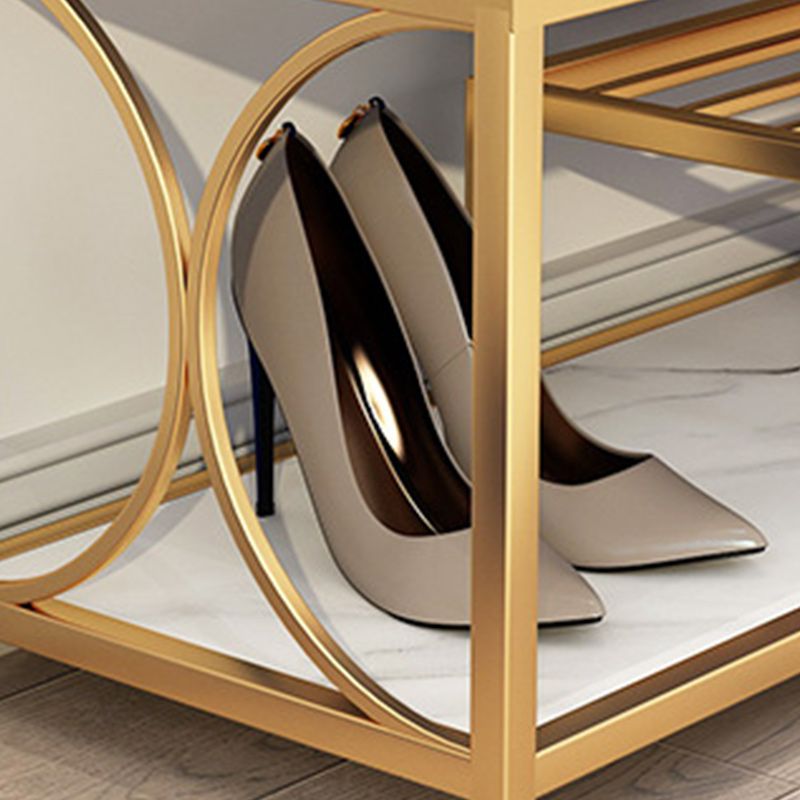 Modern Entryway Bench Upholstery Fill Foam Bench with Shelves Clearhalo 'Benches' 'Chairs & Seating' 'furn' 'furn_benches' 'Furniture' 'Living Room Furniture' 1200x1200_e6fa43f4-2f57-4751-ac35-a1e5967de914