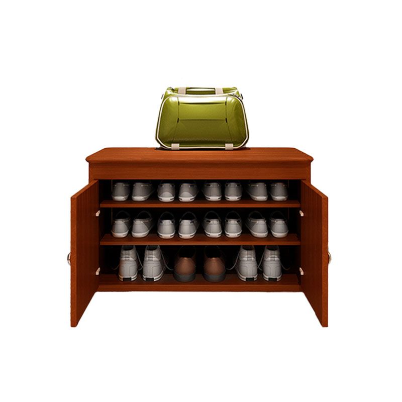 Modern Entryway Bench Wooden Seating Bench with Shoe Storage , 14" W Clearhalo 'Benches' 'Chairs & Seating' 'furn' 'furn_benches' 'Furniture' 'Living Room Furniture' 1200x1200_e6fc4735-d09b-4aff-817e-dcffef14c88d