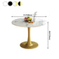 31.5-inch Metal Traditional Luxury Dining Table Round Indoor Table with Tulip Clearhalo ' dining_table' 'Dining Tables & Seating' 'Dining Tables' 'furn' 'furn_dining_table' 'Furniture' 'furniture_dining_table' 'Kitchen & Dining Furniture' 'kitchen&dining_furn' 'kitchen' 'kitchen_dining_table' 1200x1200_e6fd87bd-665e-453f-a7c0-367410c01a3d