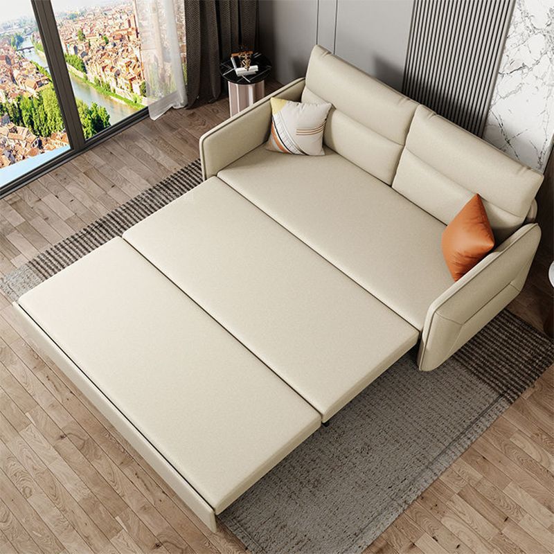 フェイクレザーステイン耐性ソファベッドコンテンポラリーベッドソファソファ
