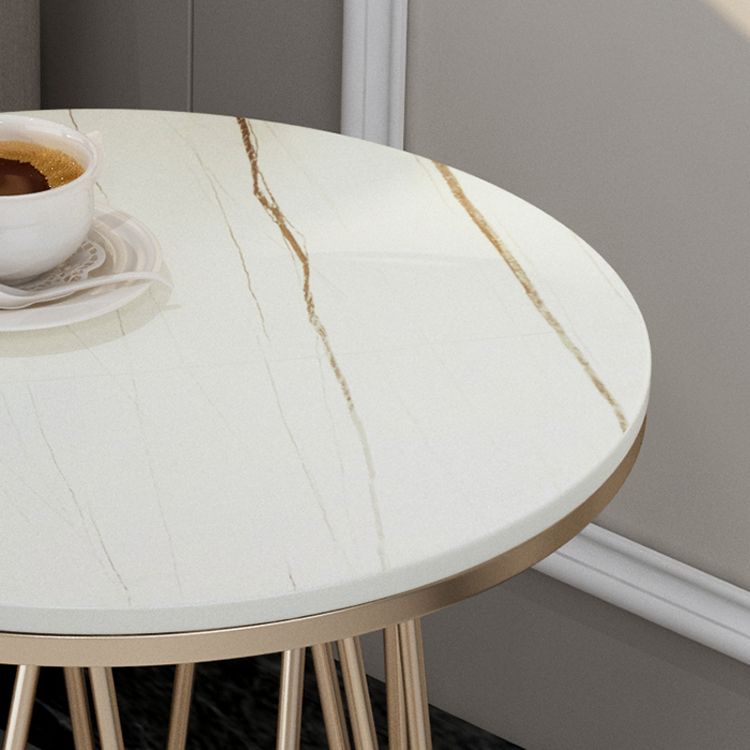 Estante inferior del gabinete del gabinete de metal de la mesa de acento de metal para el dormitorio