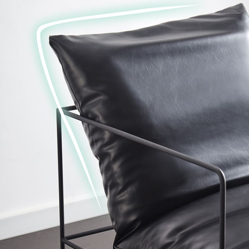 Président du bras 26,77 "L x 26,77" W x 26,77 "H Accent fauteuil avec oreiller en arrière