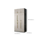 Engineered Wood Wardrobe Closet with Shelves Modern Wardrobe Cabinet