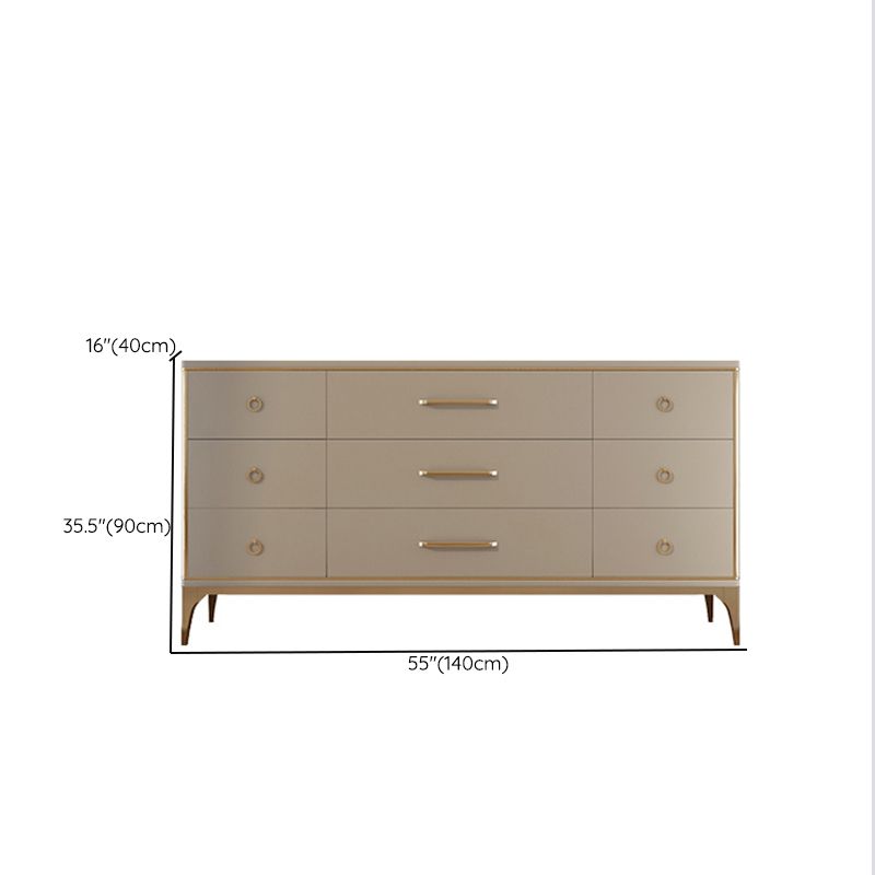 15.6-inch Width Storage Chest Contemporary Dresser with 9 Drawers Clearhalo 'Bedroom Furniture' 'Dressers & Chests' 'dressers_chests' 'furn' 'furn_dressers_chests' 'Furniture' 1200x1200_e7032de4-f739-46ef-9f27-270ba10a7954
