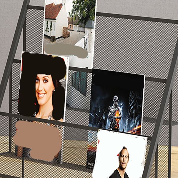 Industrial Iron Ladder Bookshelf Closed Back Vertical Bookshelf for Home Clearhalo 'Bookcases' 'furn' 'furn_bookcases' 'Furniture' 'furniture_bookcases' 'kitchen' 'kitchen_bookcases' 'Living Room Furniture' 'Office Furniture' 1200x1200_e70370b9-009a-4853-a3e2-f5826720f9de