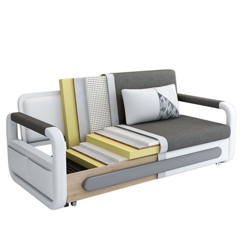 35" Wide Contemporary Sleeper Sofa Futon Storage Sleeper Sofa Clearhalo 'furn' 'furn_futons' 'Furniture' 'Futons & Daybeds' 'Futons' 'Living Room Furniture' 1200x1200_e704e703-23ce-4f0d-aadf-4b05c0a3cf63