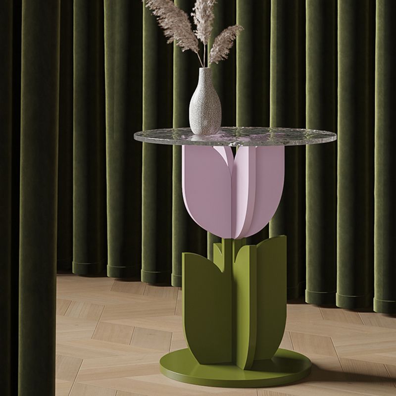 Nordischer runder/geometrischer Couchtisch Holzkaffee oder Endtisch