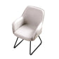 Chaise en cuir fausse 22,4 "L x21,6" W x32.6 "H ARMS INCLUS INCLUS POUR LE SOIR