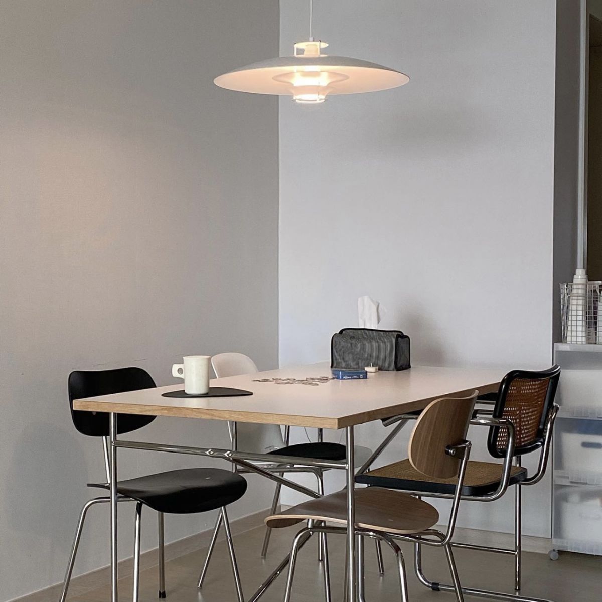 Modern Style Wooden Dining Chairs Open Back Dining Side Chair with Metal Legs Clearhalo ' kitchen&dining_furn' 'Dining Chairs' 'Dining Tables & Seating' 'dining_chair' 'Furniture' 'furniture_dining_chair' 'Kitchen & Dining Furniture' 'kitchen' 1200x1200_e708f9f8-a89c-4ef9-a430-d945a6fb3156