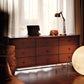 Commode moderne commode coffre en bois massif avec tiroirs 5/6/9