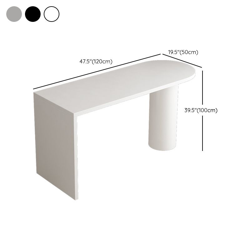 Table moderne en bois massif de forme libre, pour cuisine, salon, café