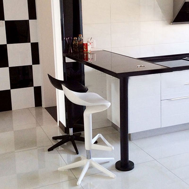 Dinning Room Modern Plastic Barstool Rotating Lifting Macron Bar Stool with Backrests Clearhalo 'Bar Furniture' 'Bar Stools' 'bar_stools' 'furn' 'furn_bar_stools' 'furniture_bar_stools' 'Kitchen & Dining Furniture' 'kitchen&dining_furn' 'kitchen' 'kitchen_furn' Furniture' 1200x1200_e70c092f-3c8a-4378-b03f-303f4a27f327