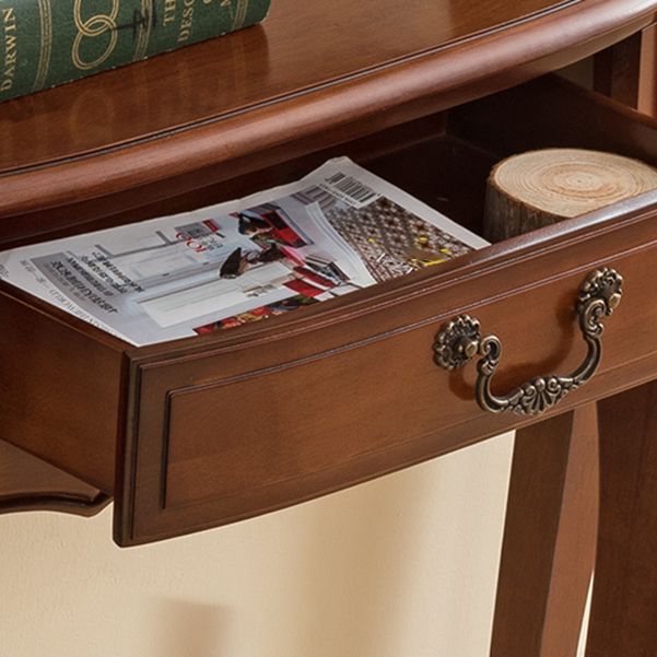 Console in legno massiccio Tabella 13 "O Console di stoccaggio moderna di metà secolo