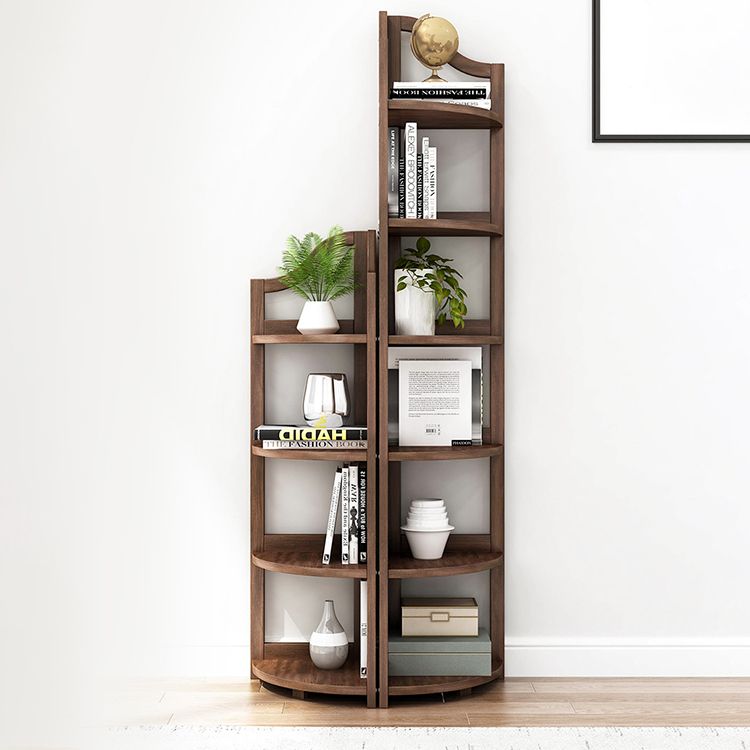 Modern Style Corner Bookshelf Solid Wood Shelf Bookcase for Home Clearhalo 'Bookcases' 'furn' 'furn_bookcases' 'Furniture' 'furniture_bookcases' 'Office Furniture' 1200x1200_e712206d-39db-4544-83e0-9647b9c0a1e6