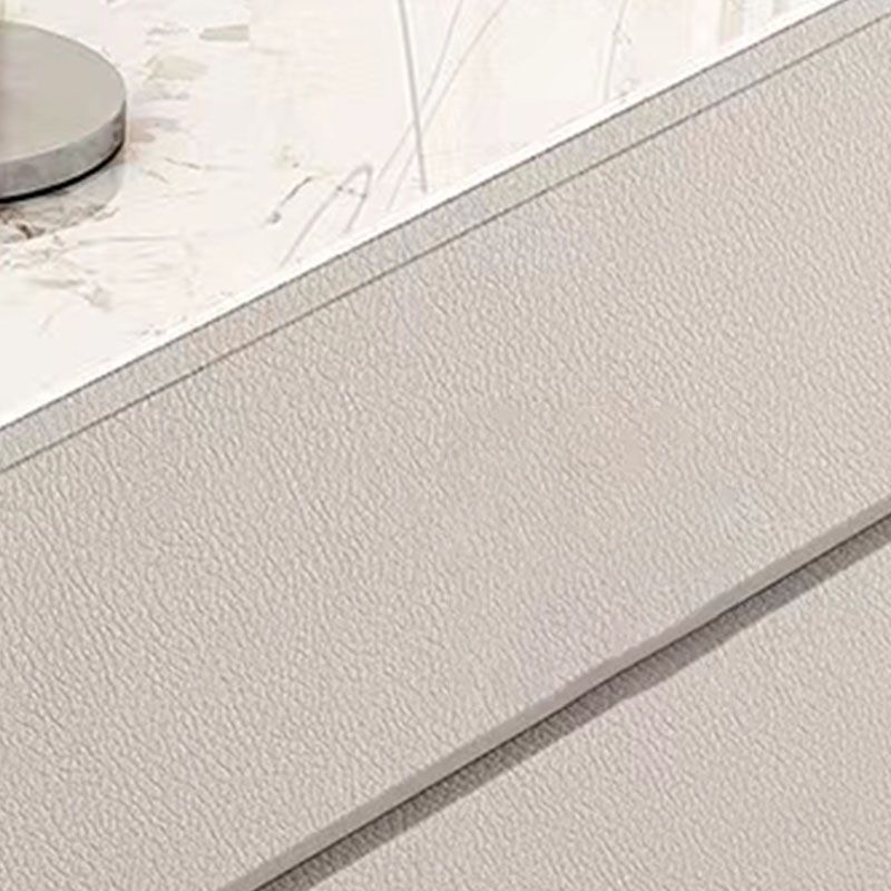 Cassettiera portaoggetti contemporanea in pietra da 13,65 pollici di larghezza