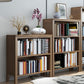Contemporary Standard Bookcase Closed Back Wooden Bookshelf with Shelves Clearhalo 'Bookcases' 'furn' 'furn_bookcases' 'Furniture' 'Office Furniture' 1200x1200_e7141468-af3e-4179-844c-4336741ca7ee