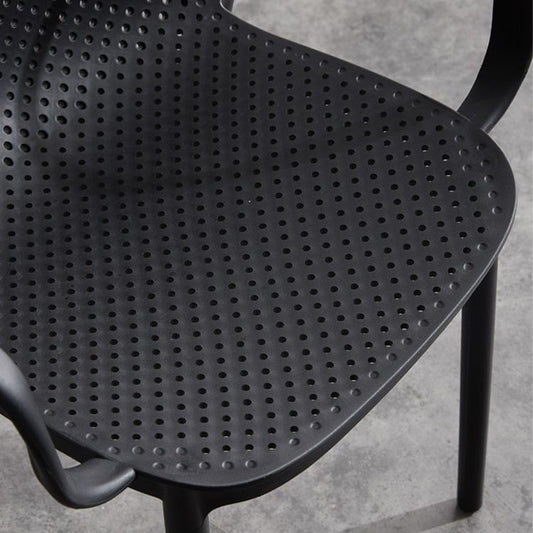 Contemporary Style Plastic Dining Armchairs Solid Back Dining SIde Chair Clearhalo ' kitchen&dining_furn' 'Dining Chairs' 'Dining Tables & Seating' 'dining_chair' 'furn' 'furn_dining_chair' 'Furniture' 'furniture_dining_chair' 'Kitchen & Dining Furniture' 'kitchen' 1200x1200_e7142160-0d40-452f-8761-4449cdff7392