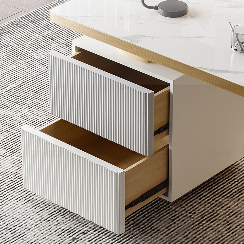 MODERNE 29.53 "haut bureau de bureau piédestal de base avec tiroirs