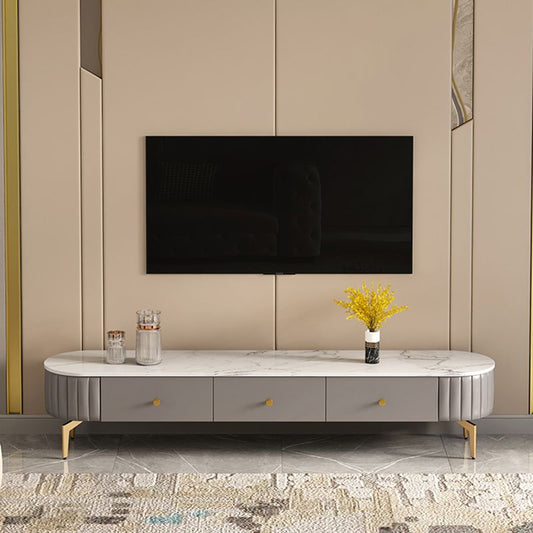 Scandinavian TV Media Stand Enclosed Storage TV Stand Console Clearhalo 'furn' 'furn_tv_stands_entertainment_centers' 'Furniture' 'Living Room Furniture' 'TV Stands & Entertainment Centers' 'TV Stands & Media Storage Furniture' 'tv_stands_entertainment_centers' 1200x1200_e716d780-d54c-4960-bf8b-7bd5a5001174