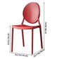 Glam Style Plastic Side Chair Matte Finish Dining Chair for Dinning Room Clearhalo ' kitchen&dining_furn' 'Dining Chairs' 'Dining Tables & Seating' 'dining_chair' 'furn' 'furn_dining_chair' 'Furniture' 'furniture_dining_chair' 'Kitchen & Dining Furniture' 'kitchen' 1200x1200_e7192260-64b3-4bea-bd02-bb4b4862760f