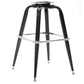 Modern Rotatable Backrest Counter Stool Iron Cafe Bar Stool with Leather Cushion and Pedal Clearhalo 'Bar Furniture' 'Bar Stools' 'bar_stools' 'furn' 'furn_bar_stools' 'furniture_bar_stools' 'Kitchen & Dining Furniture' 'kitchen&dining_furn' 'kitchen' 'kitchen_furn' Furniture' 1200x1200_e71bdebf-afc0-45a1-9c97-767b35e3158a