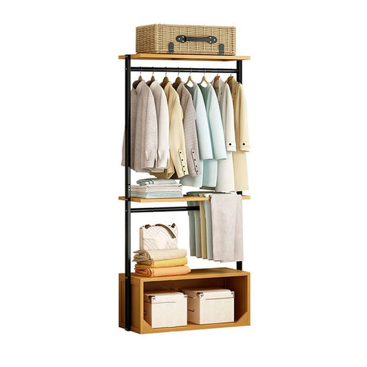 Rack de manteaux en bois de style moderne.