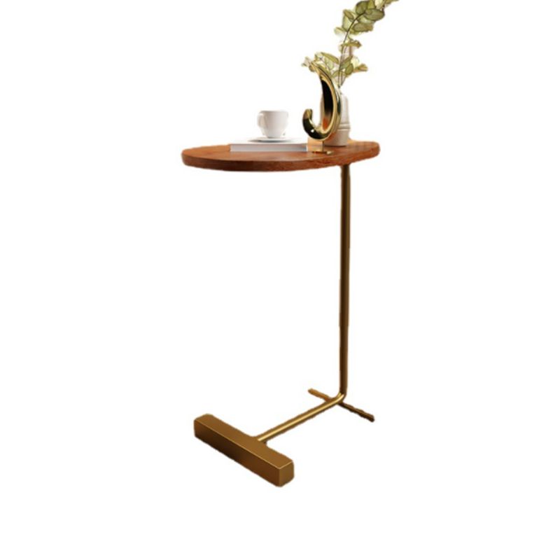 Wood Top Pedestal End Table Modern Sofa Side End Table for Living Room Clearhalo 'Coffee & Accent Tables' 'End & Side Tables' 'end_side_table' 'end_side_tables' 'furn' 'furn_end_side_tables' 'Furniture' 'furniture_end_side_table' 'Living Room Furniture' 1200x1200_e71c47b2-ae74-426e-a061-861a7679424b