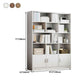 Modern Style Bookshelf Engineer Wood Closed Back Bookcase for Home Office