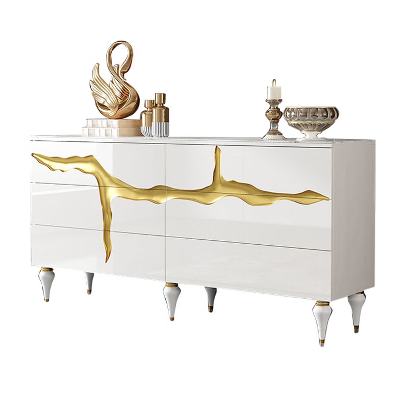 13.65-inch Width Modern Storage Chest Dresser Stone Storage Chest with 6 Drawers Clearhalo 'Bedroom Furniture' 'Dressers & Chests' 'dressers_chests' 'furn' 'furn_dressers_chests' 'Furniture' 1200x1200_e7212e48-87b7-4113-8a10-6a7da881695e